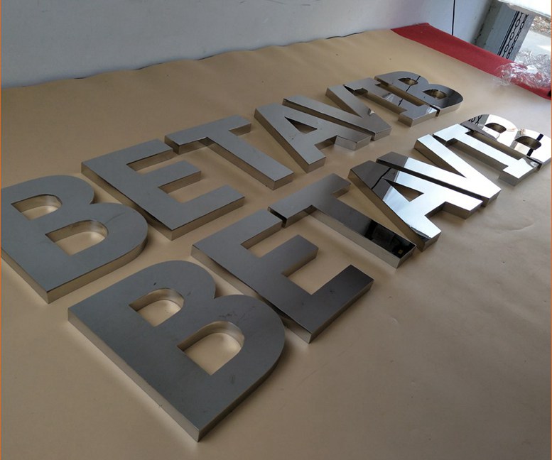Customized Outlet Panited 3D Stainless Steel Letters 362